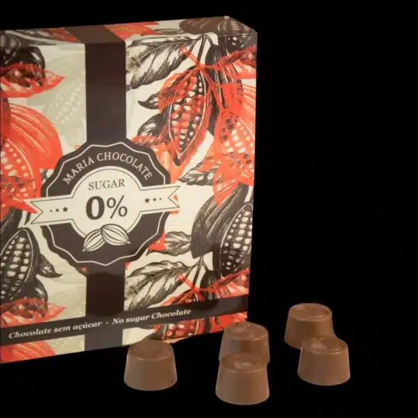 Caixa de 16 Bombons - 0% Açúcar e Vegan