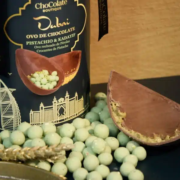 Ovo de Pérolas Crocantes de Dubai