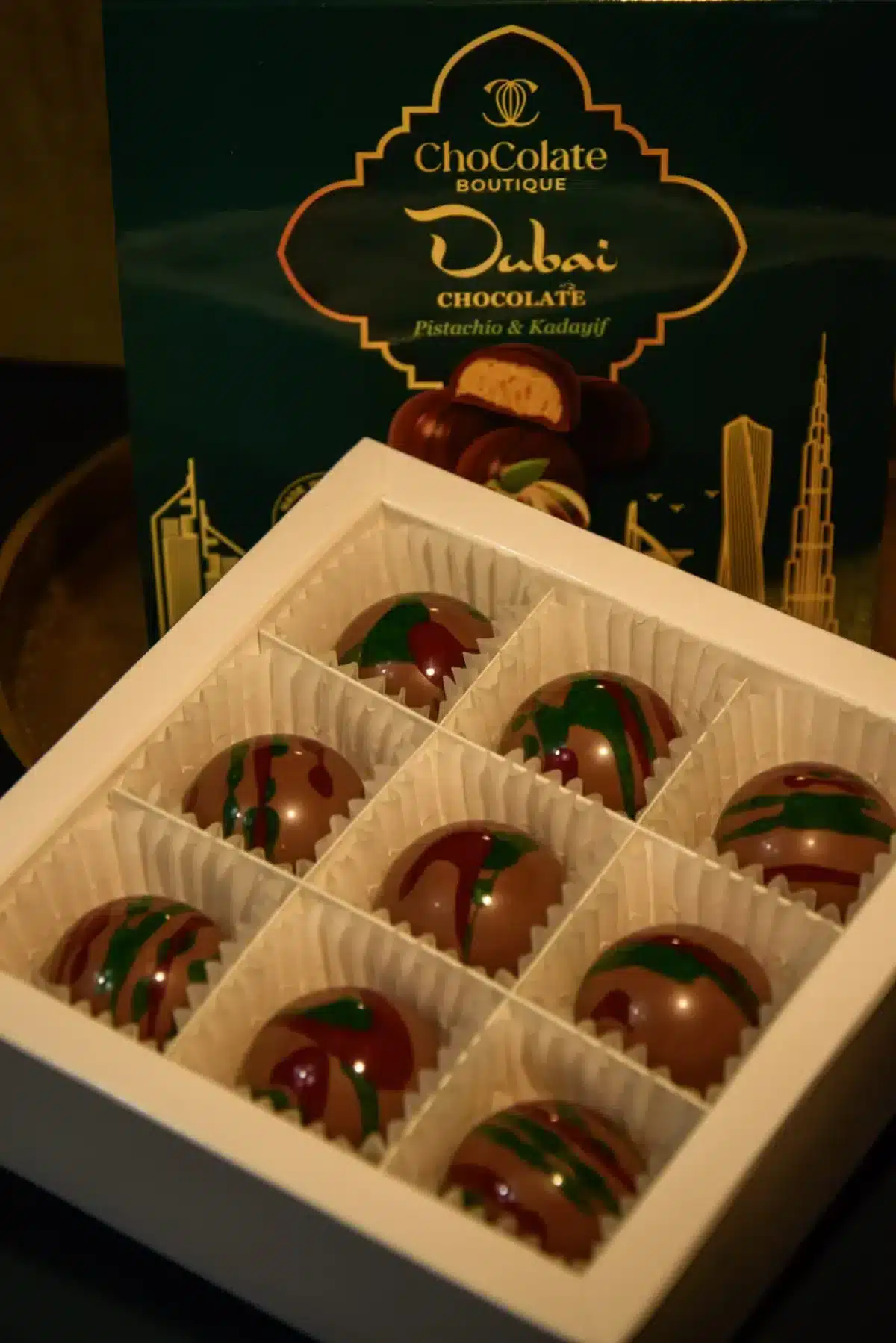 Caixa 9 Bombons - Pistachio & Kadayif - Image 3