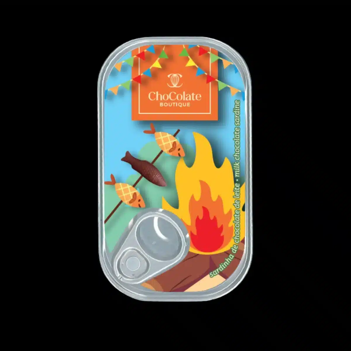 Sardinha de Chocolate - Padrão Santos Populares