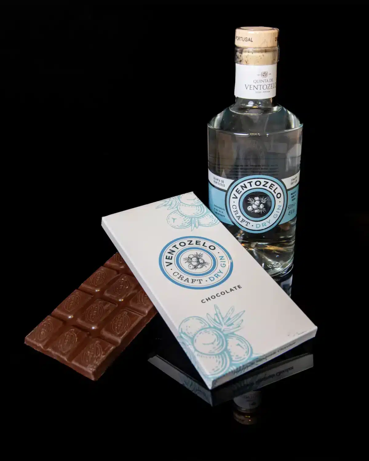 Tablete de Chocolate Negro Premium DRY GIN VENTOZELO - Image 2