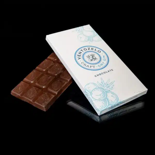 Tablete de Chocolate Negro Premium DRY GIN VENTOZELO