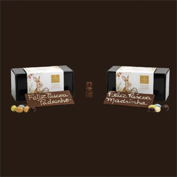 Kit de sortidos de chocolate para Padrinho ou Madrinha.