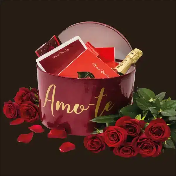 Gift Box com vários produtos para oferecer.