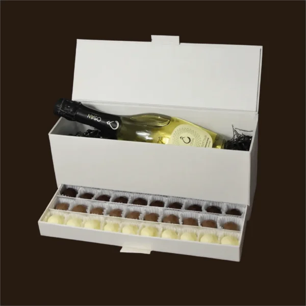 Caixa de Luxo com Espumante Osan Sem Álcool – Tagetes & Ameixa Mirabelle