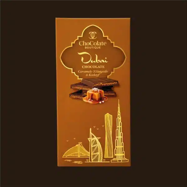 Tablete de chocolate Dubai com Caramelo Salgado
