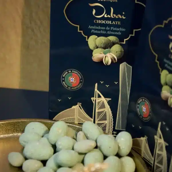 Amêndoas de chocolate cobertas