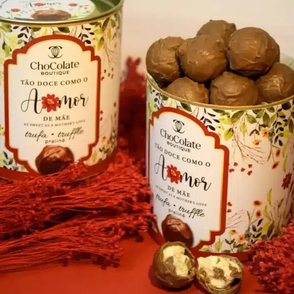 Lata de Trufas de chocolate.