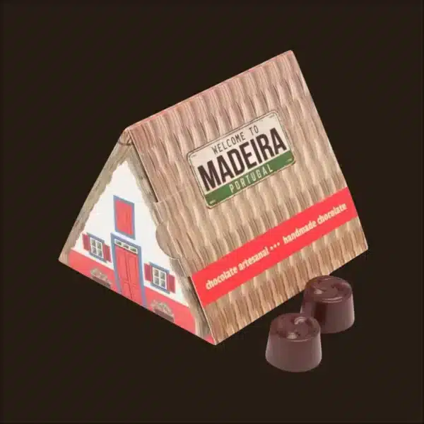 Bombons de chocolate com recheio.