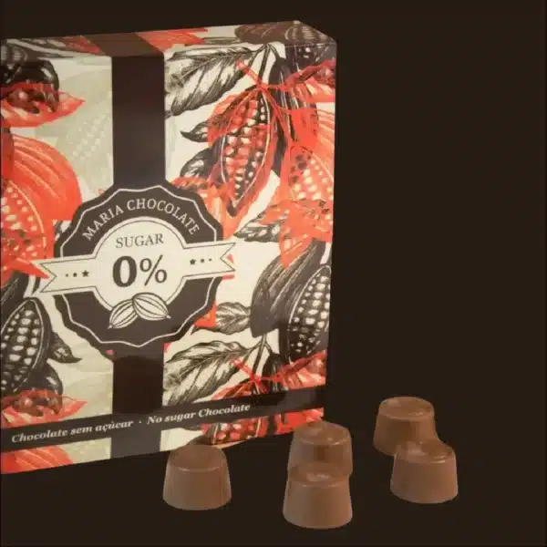 Caixa de bombons chocolate sortidos.