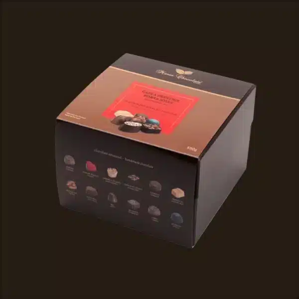 Caixa de bombons sortidos.