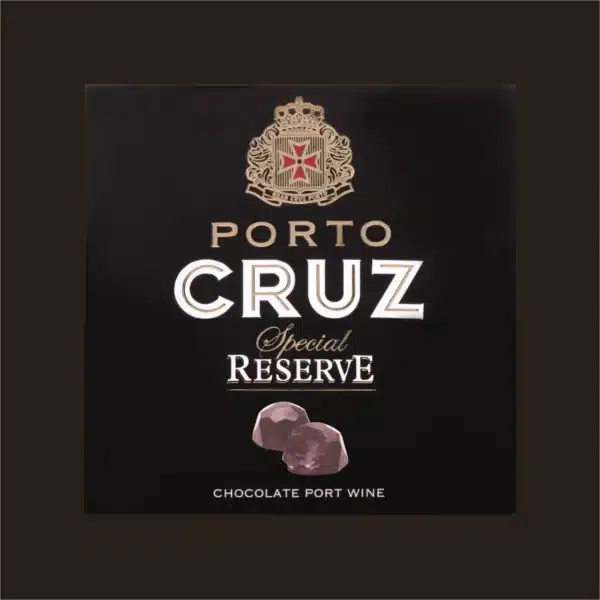 Caixa de chocolate com vinho Porto Cruz