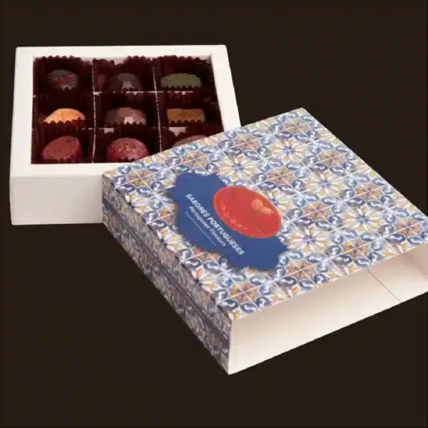 Caixa de bombons sortidos.