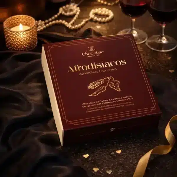 Caixa de bombons de chocolate sortidos