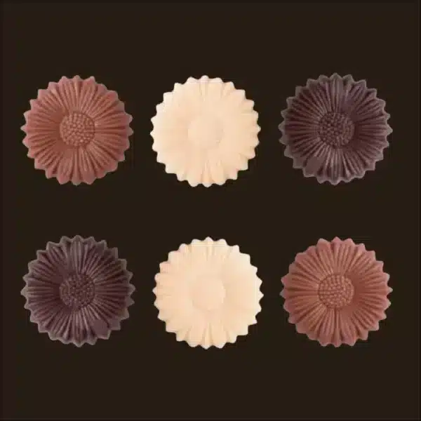 Flores de chocolate.