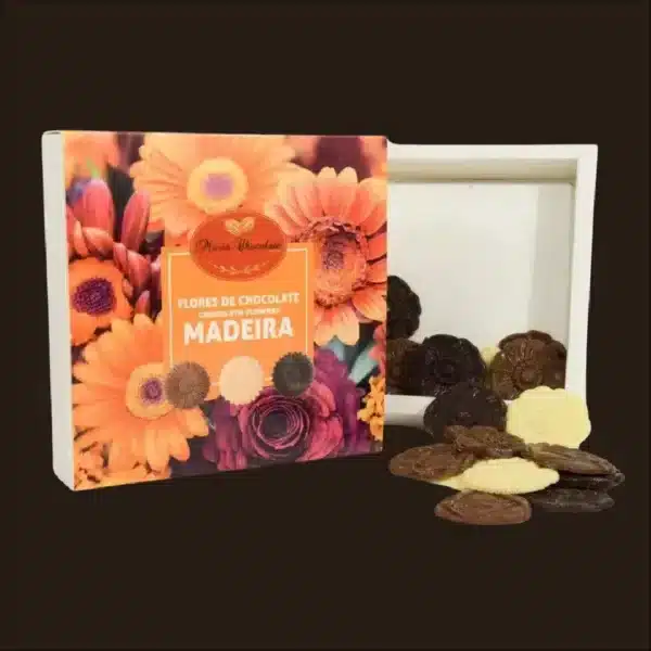 Flores de chocolate.