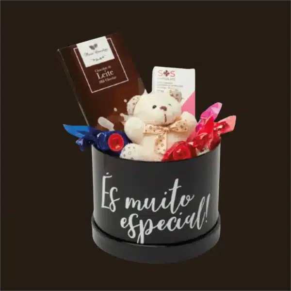 Gift Box com diversos produtos.