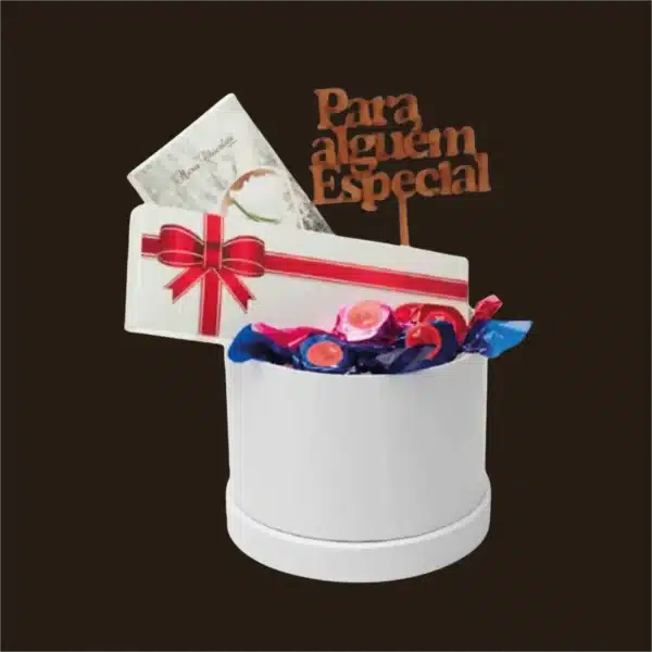 Gift Box com diversos produtos.