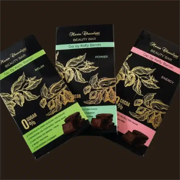 Montra de chocolates Beauty Bar by Kelly Baron.