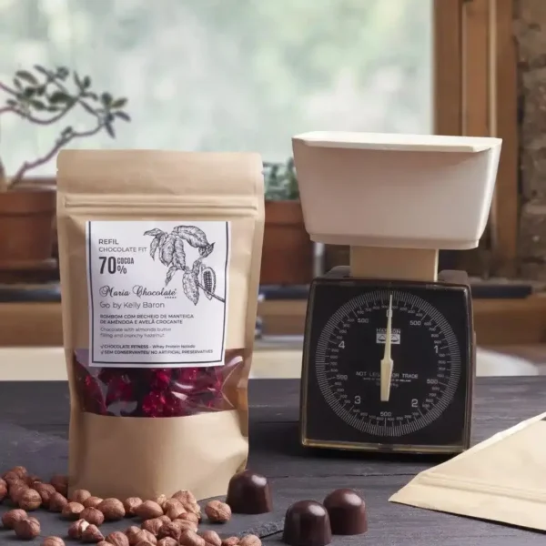 Refil de bombons de chocolate com recheio by Kelly Baron.