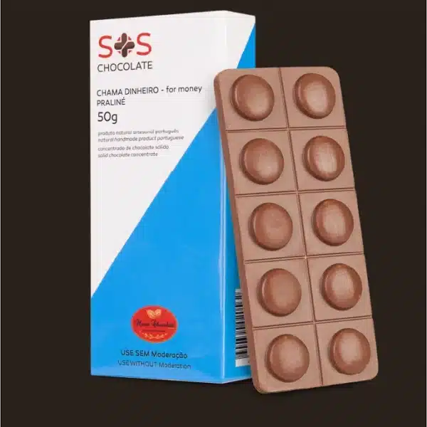 Caixa de chocolate com praliné.