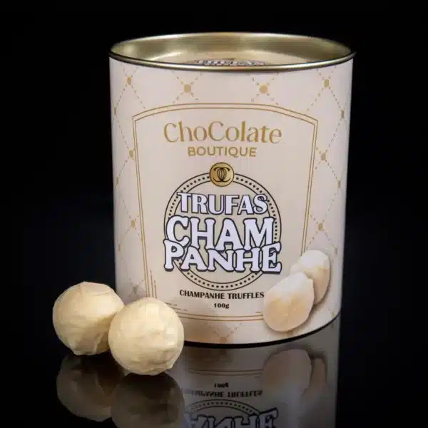 Trufas de chocolate com recheio.