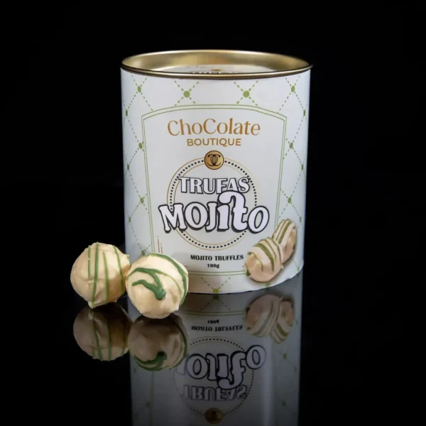 Trufas de chocolate com recheio.