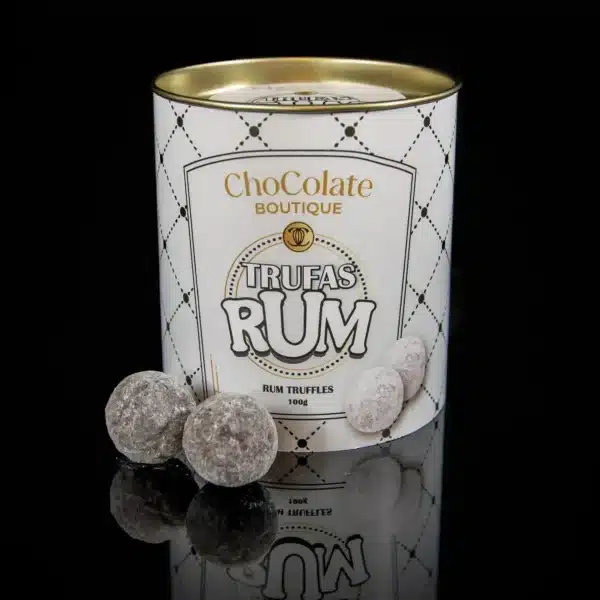 Trufas de chocolate com recheio.