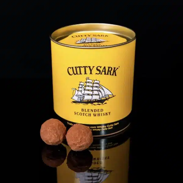 Trufas de chocolate com recheio.