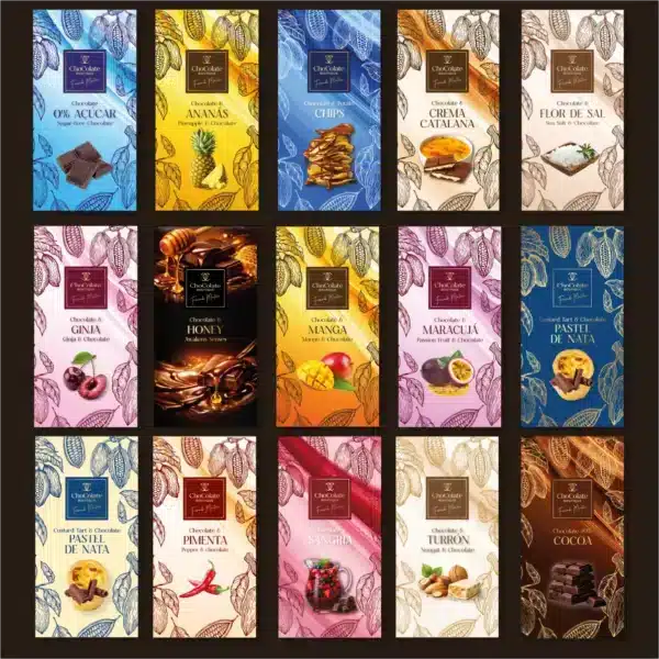 Foto com todos os sabores do chef.